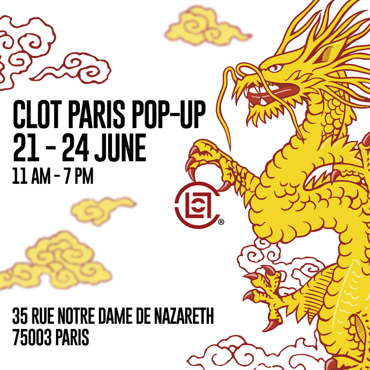 CLOT PARIS POP-UP 2018