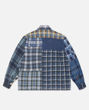 Straight Hem Flannel Shirt (Multi)