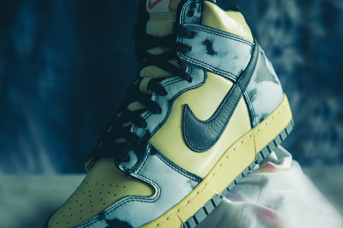 RAFFLE: NIKE DUNK HIGH 1985 YELLOW "ACID WASH"