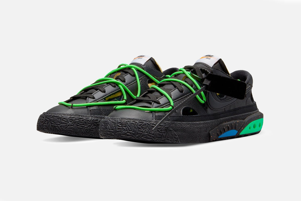 RAFFLE: OFF-WHITE™ x NIKE BLAZER LOW "BLACK/GREEN"