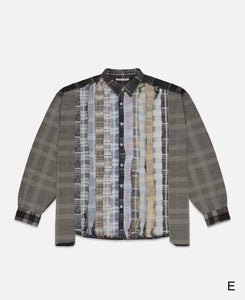 Rebuild By Needles I.O. Flannel Shirt (White)