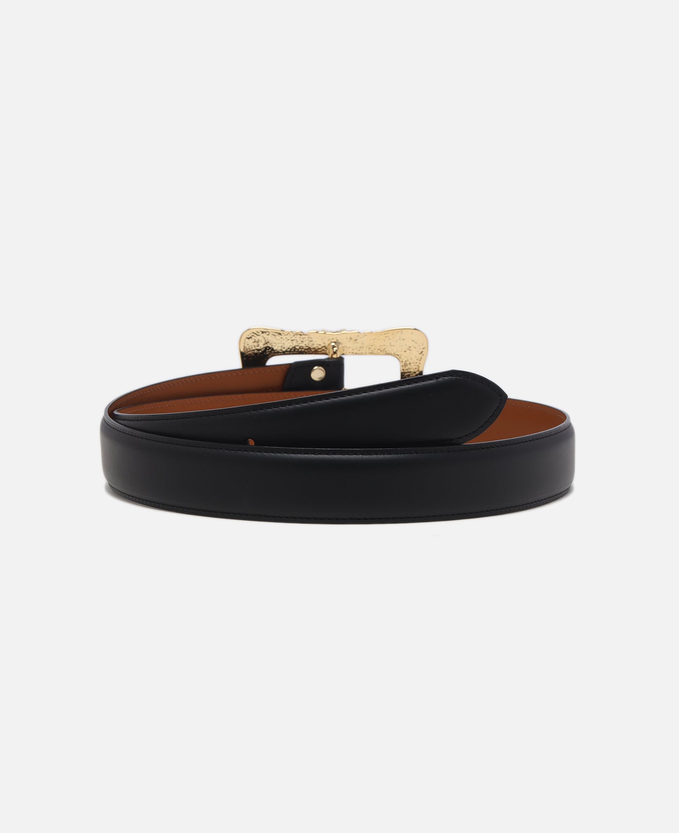 Papillon Square Buckle Belt (Black)