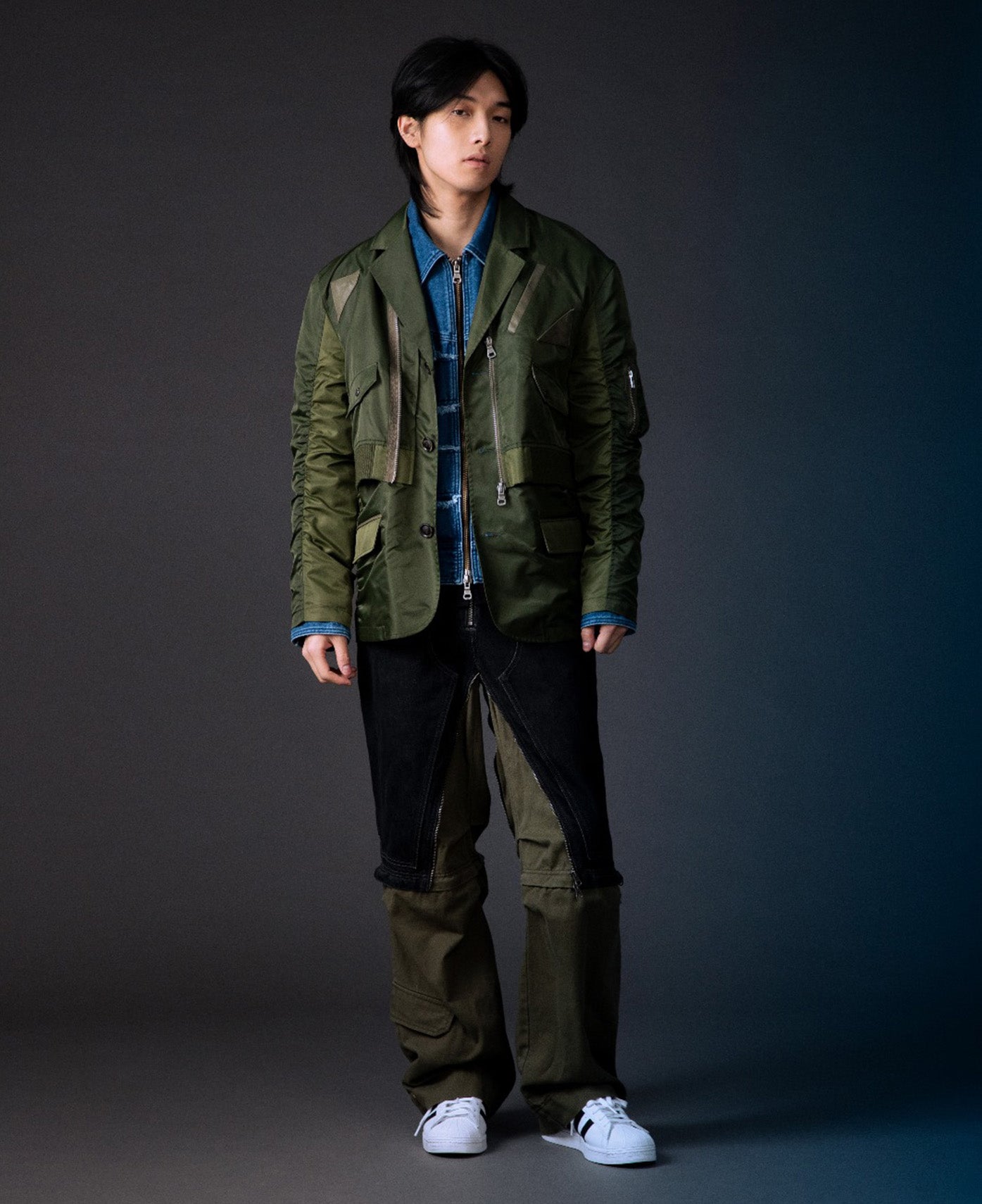 Milly Detachable Carpenter Jeans (Black)