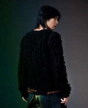 Wings V-Neck Sweater (Black)