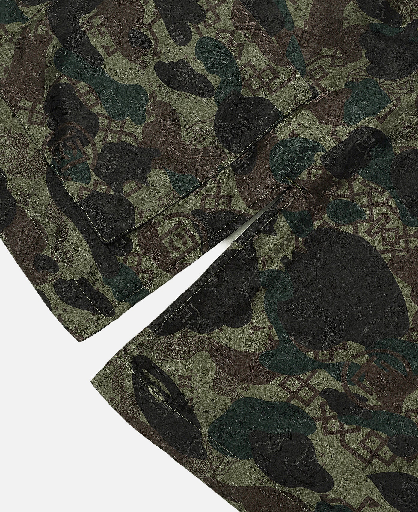 Chinese Silk Padded Jacket (Green)