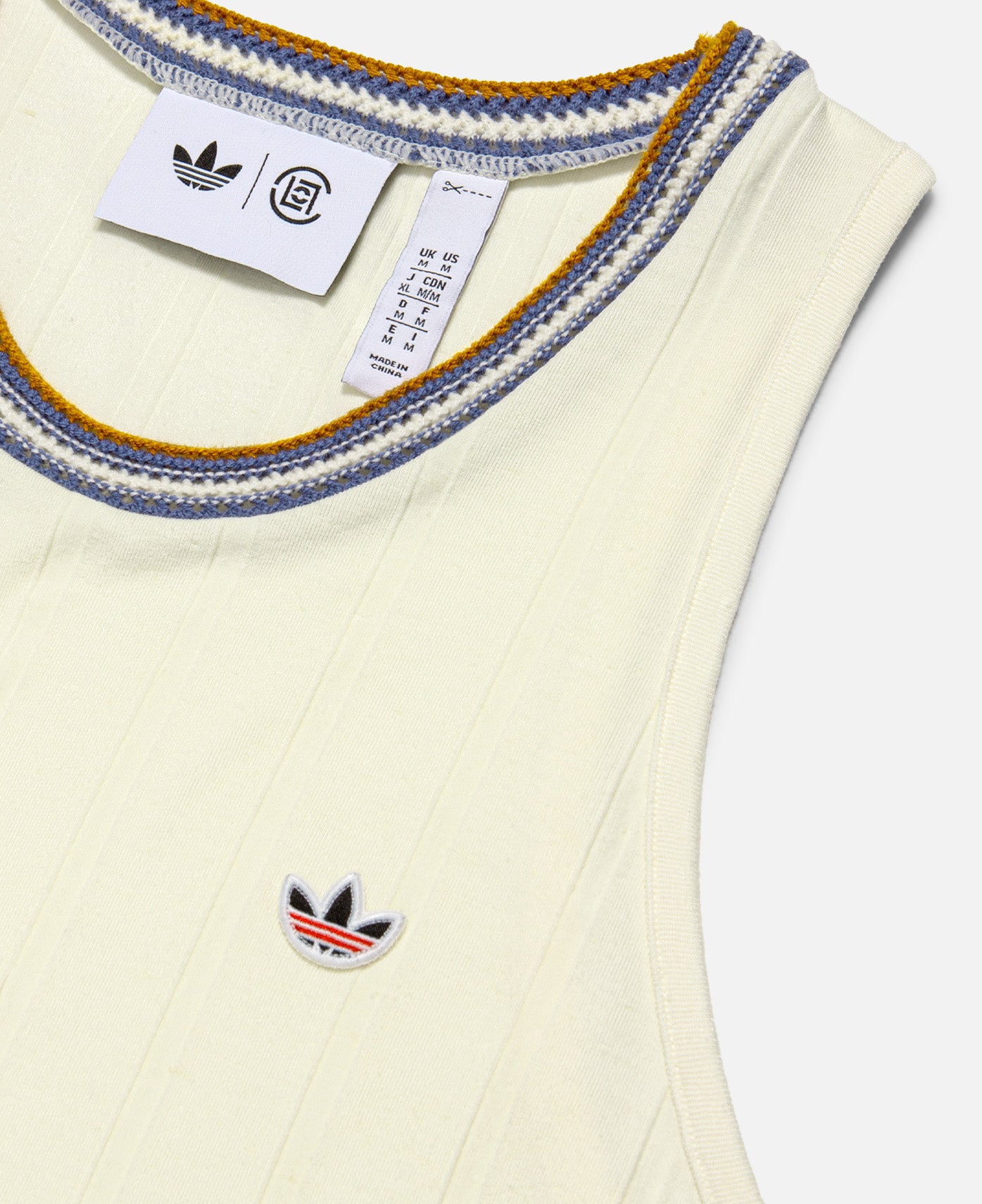 Knit Collar Tank (Cream)