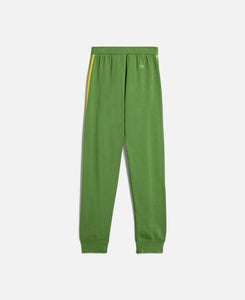 Nylon Knit Track Pants (Green)