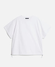 Poplin Pullover Long-sleeve Top (White)