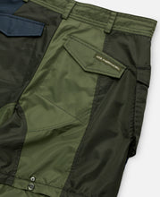 Detachable Patchwork Cargo Pants (Khaki)