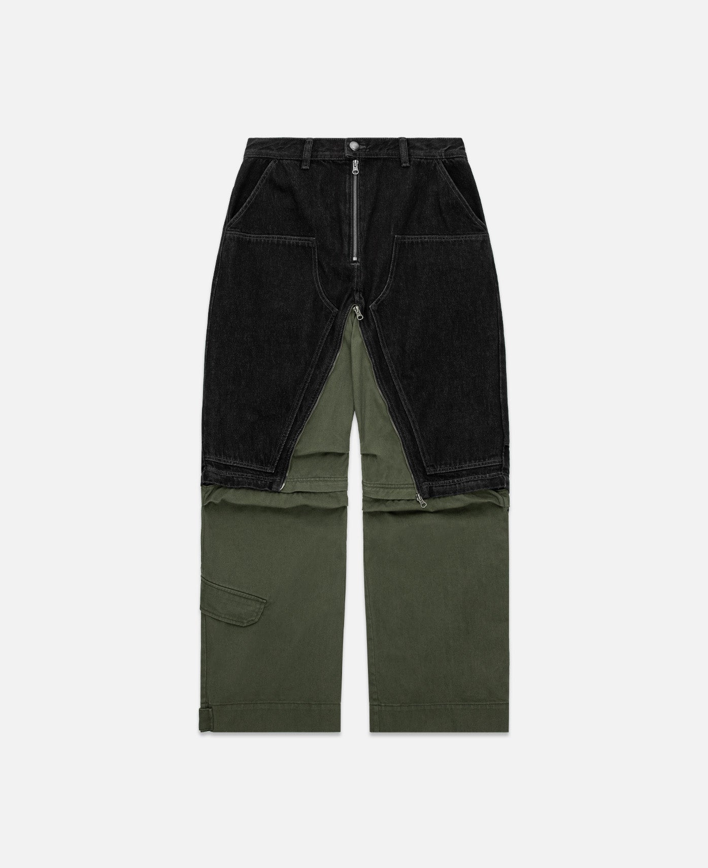 Milly Detachable Carpenter Jeans (Black)