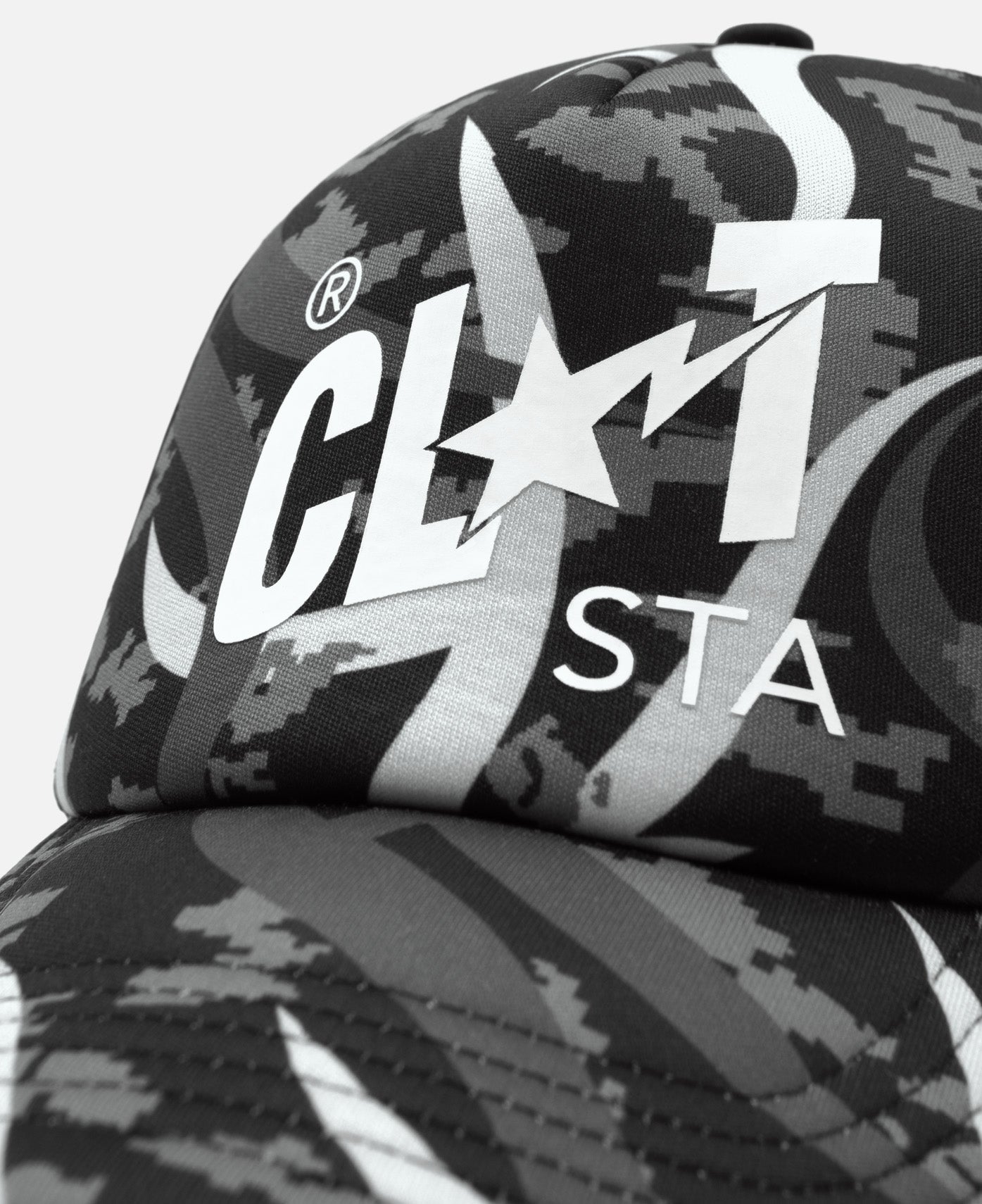 Egra Camo Trucker Cap (Grey)