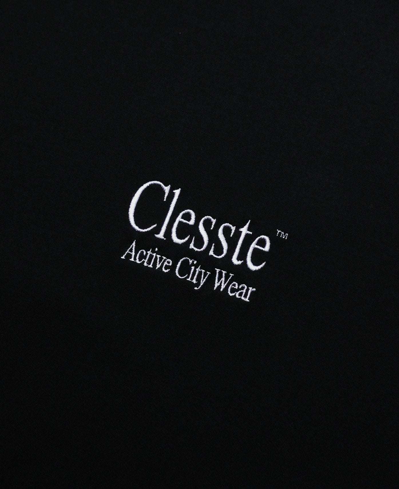 Enbroidery T-Shirt With Drawstrings 002 (Black)