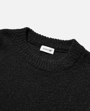 Slub Pile Knit Pullover (Black)