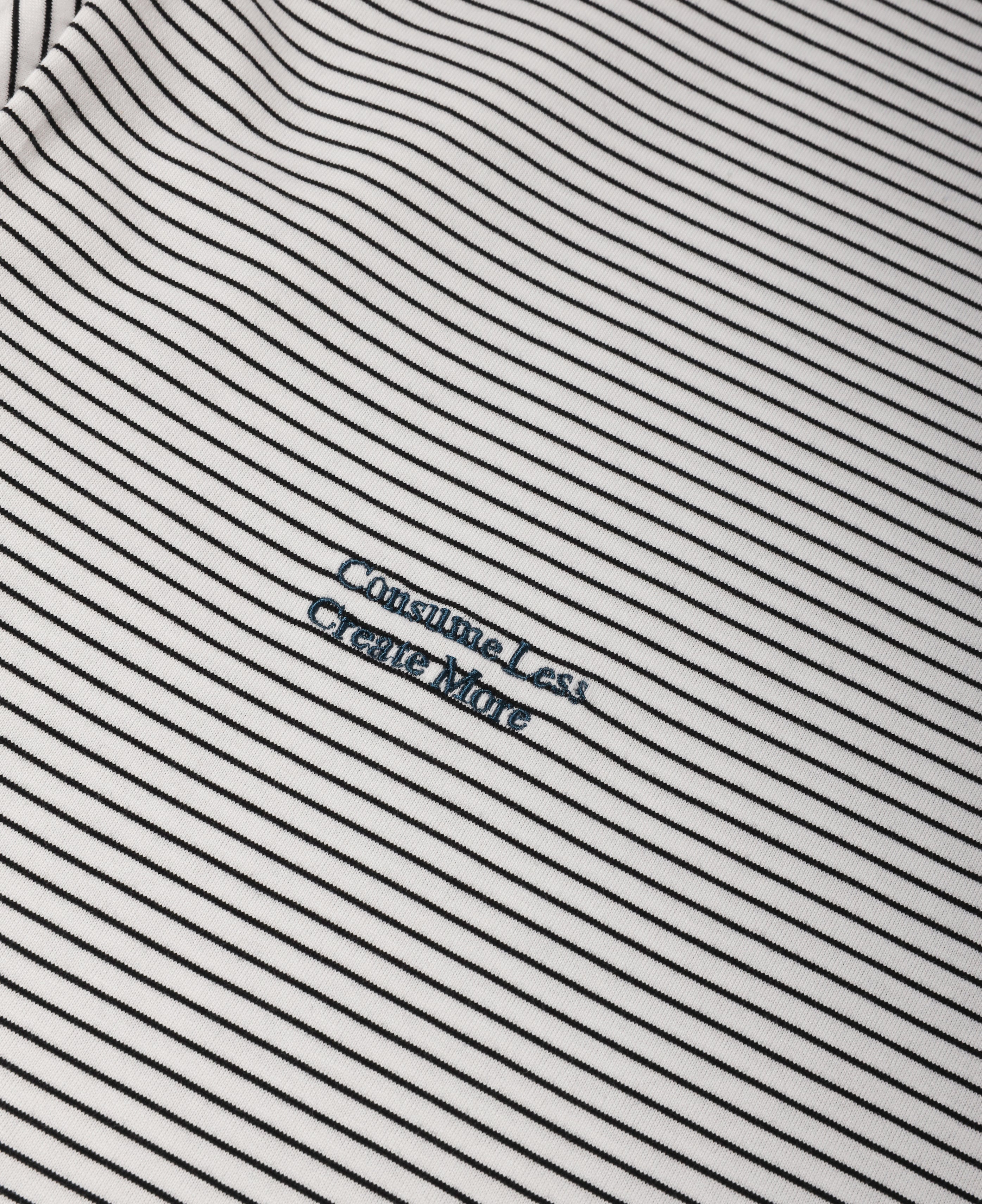 C X Concept Striped L/S T-Shirt (White)
