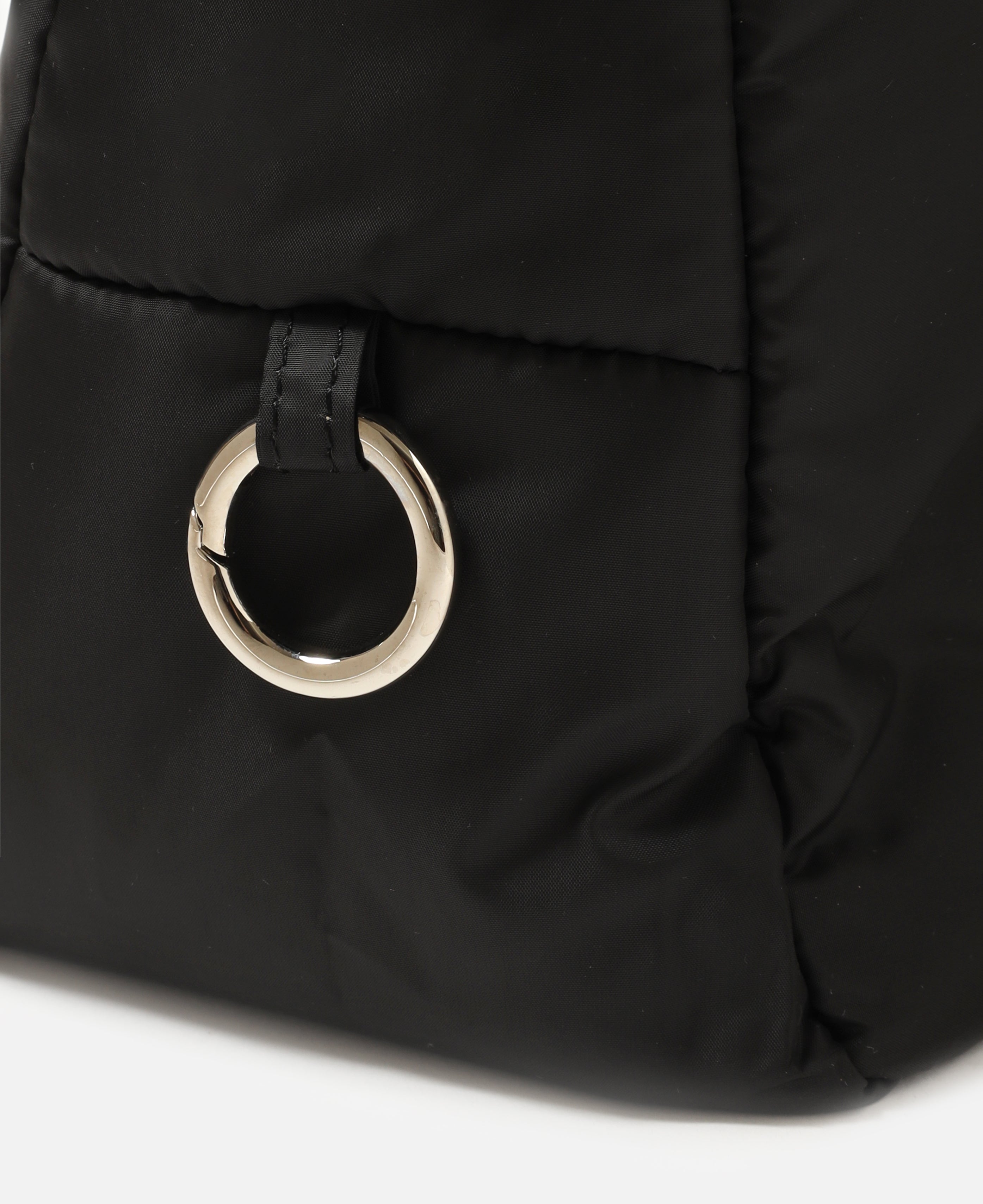 Padded Flap Holiday Bag (Black)