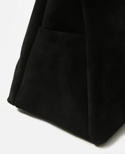 Suede Nomad Bag (Black)