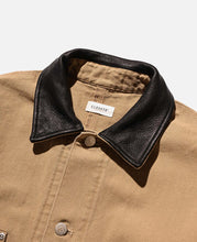 Vintage Dyed City Utility Coat (Beige)