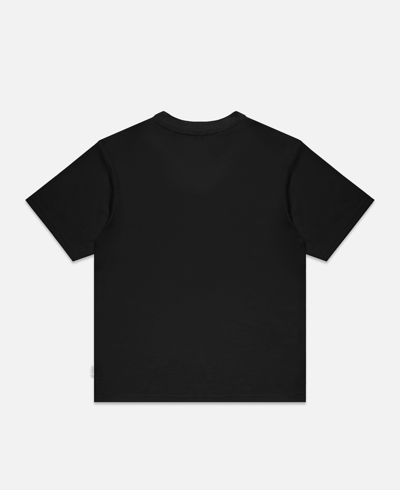 Washable Wool S/S T-Shirt (Black)