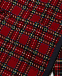 Chinese Plaid Jacket (Red)