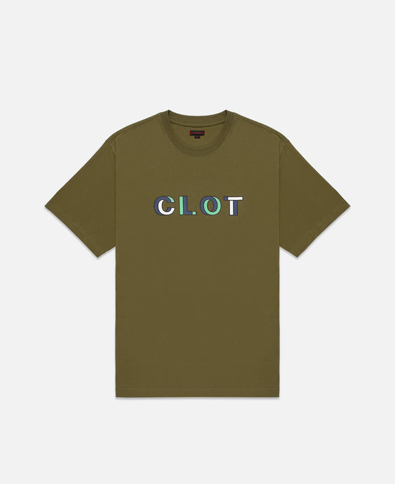 CLOT 3D Logo T-Shirts (Olive)