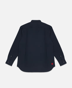 Crisscrossed Shirt (Navy)