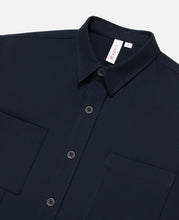 Crisscrossed Shirt (Navy)