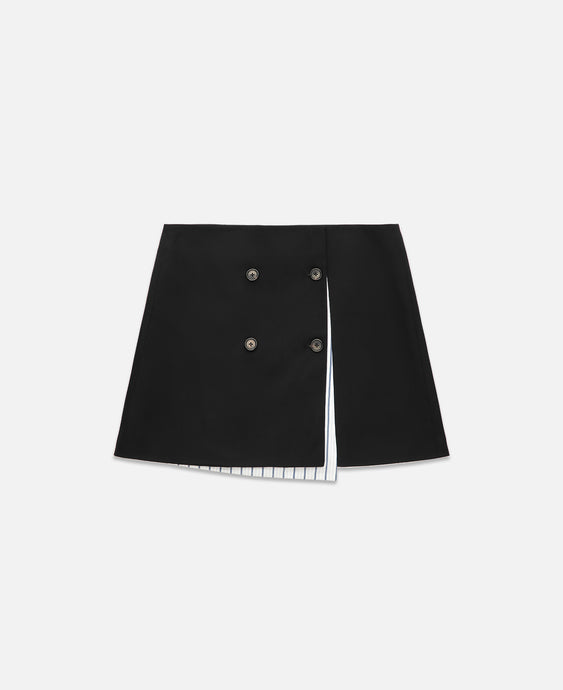 Women's Double Layer Skirt (Black)
