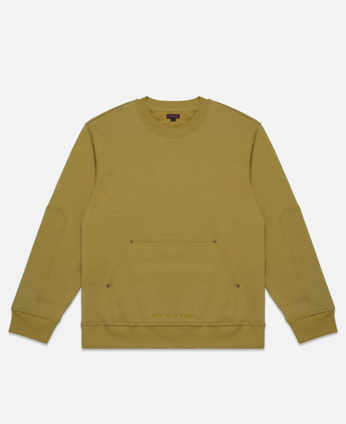 Elbow Patch Crewneck (Beige)