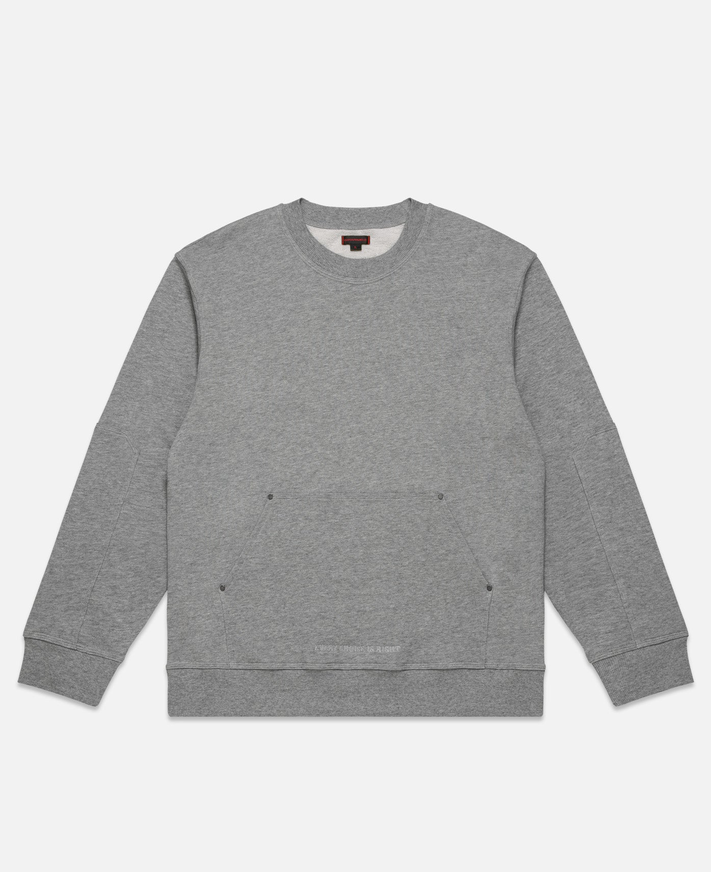 Elbow Patch Crewneck (Grey)