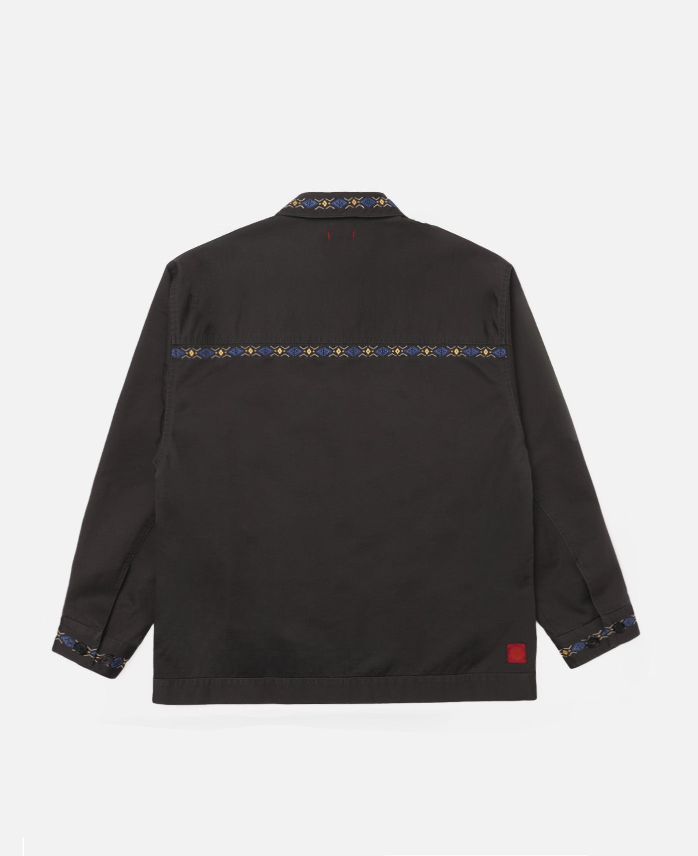 Embroidered Chore Jacket (Grey)