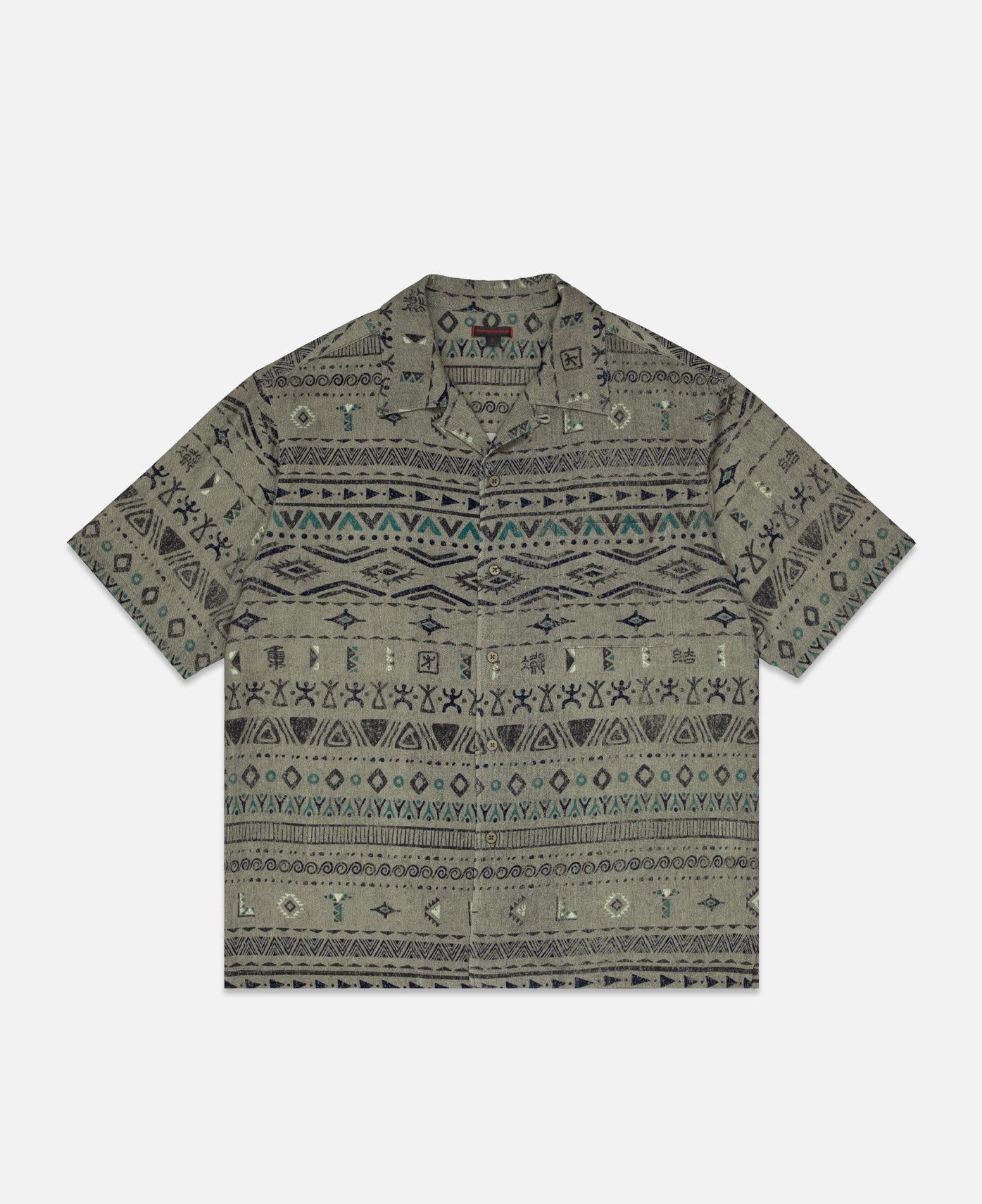 Hawaiian Tribal Shirt (Beige)