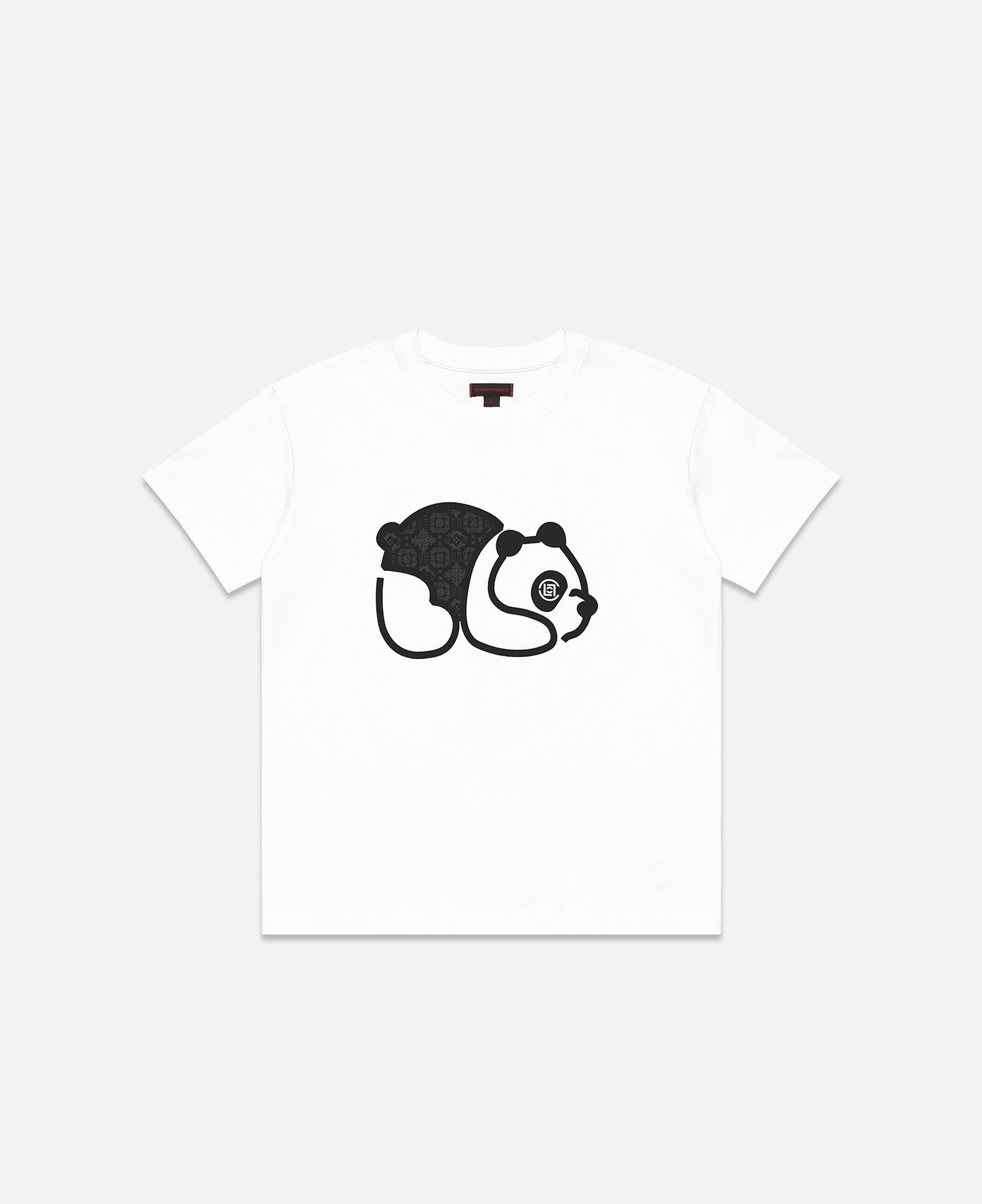 Kids Silk Panda T-Shirt (White)