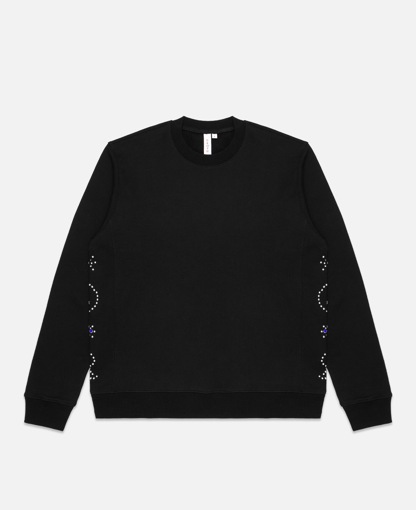 Paisley Studded Sweatshirt (Black)