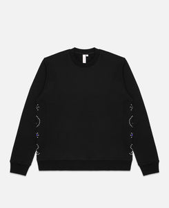 Paisley Studded Sweatshirt (Black)