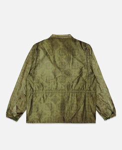 Printed Silk M-65 Jacket (Olive)