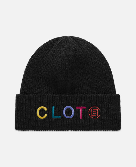 Rainbow Logo Beanie (Black)