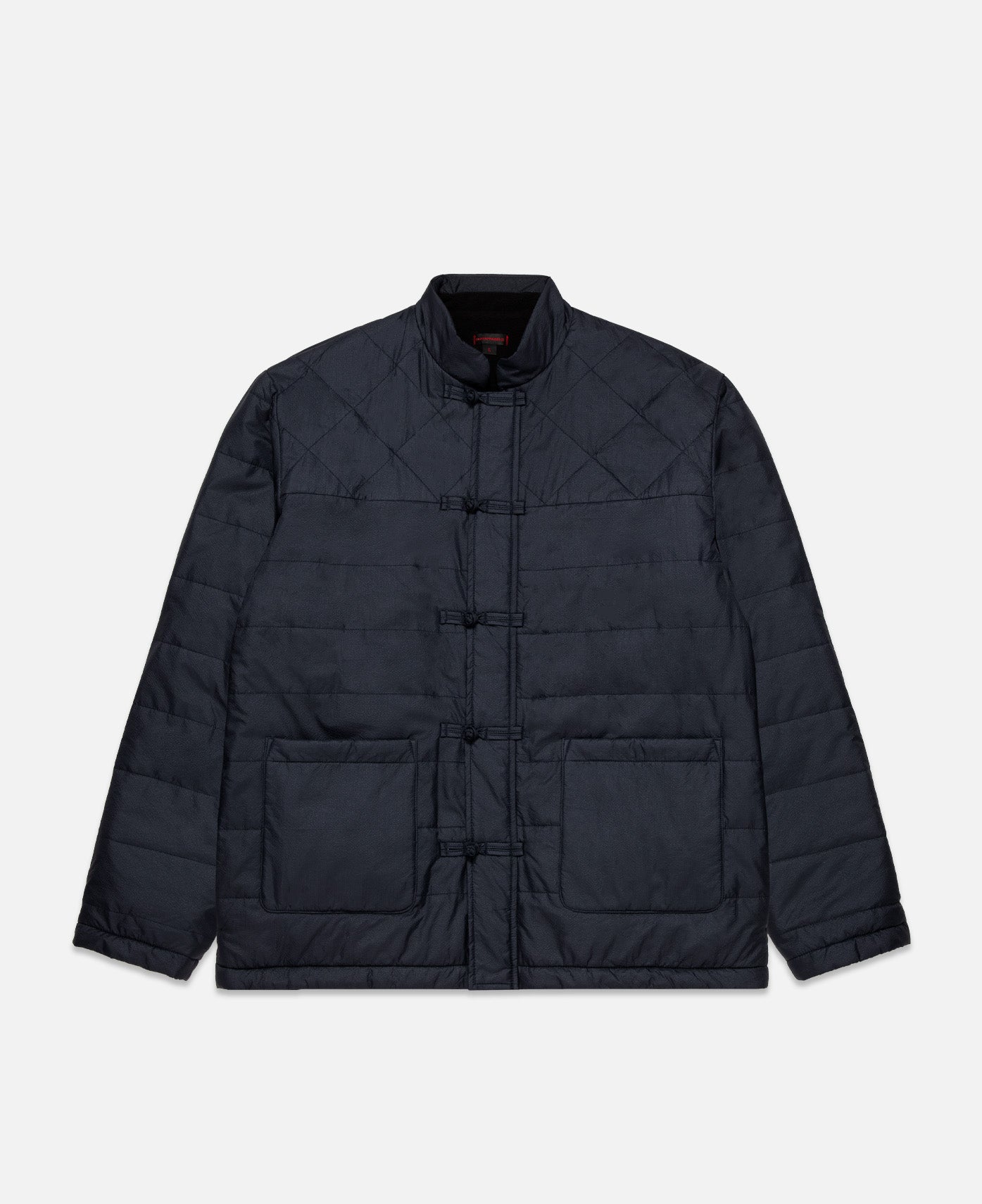 Silk Padded Chinese Jacket (Navy)