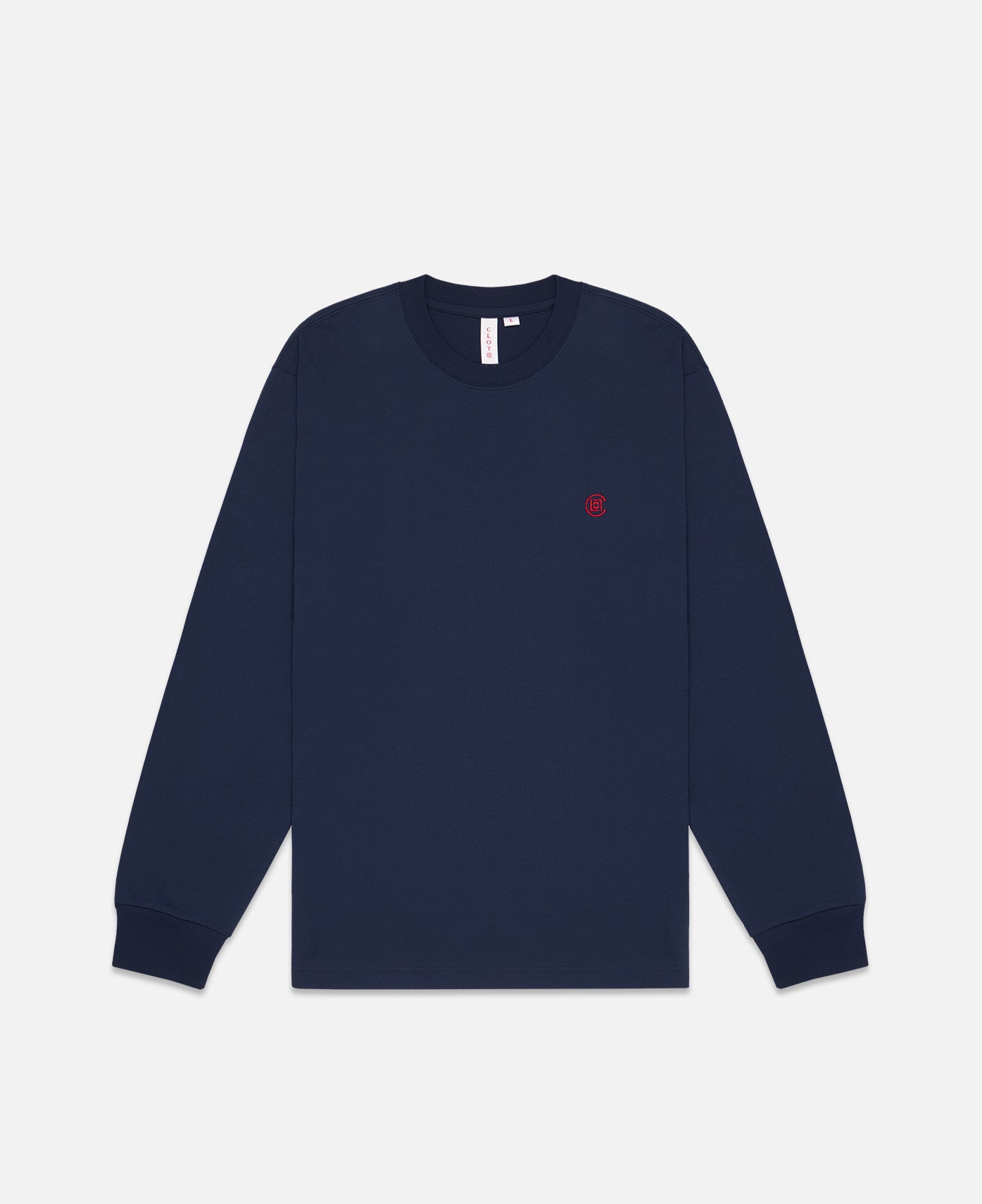 Small Logo L/S T-Shirt (Navy)