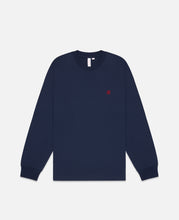 Small Logo L/S T-Shirt (Navy)