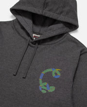 Snake Print Hoodie (Charcoal)