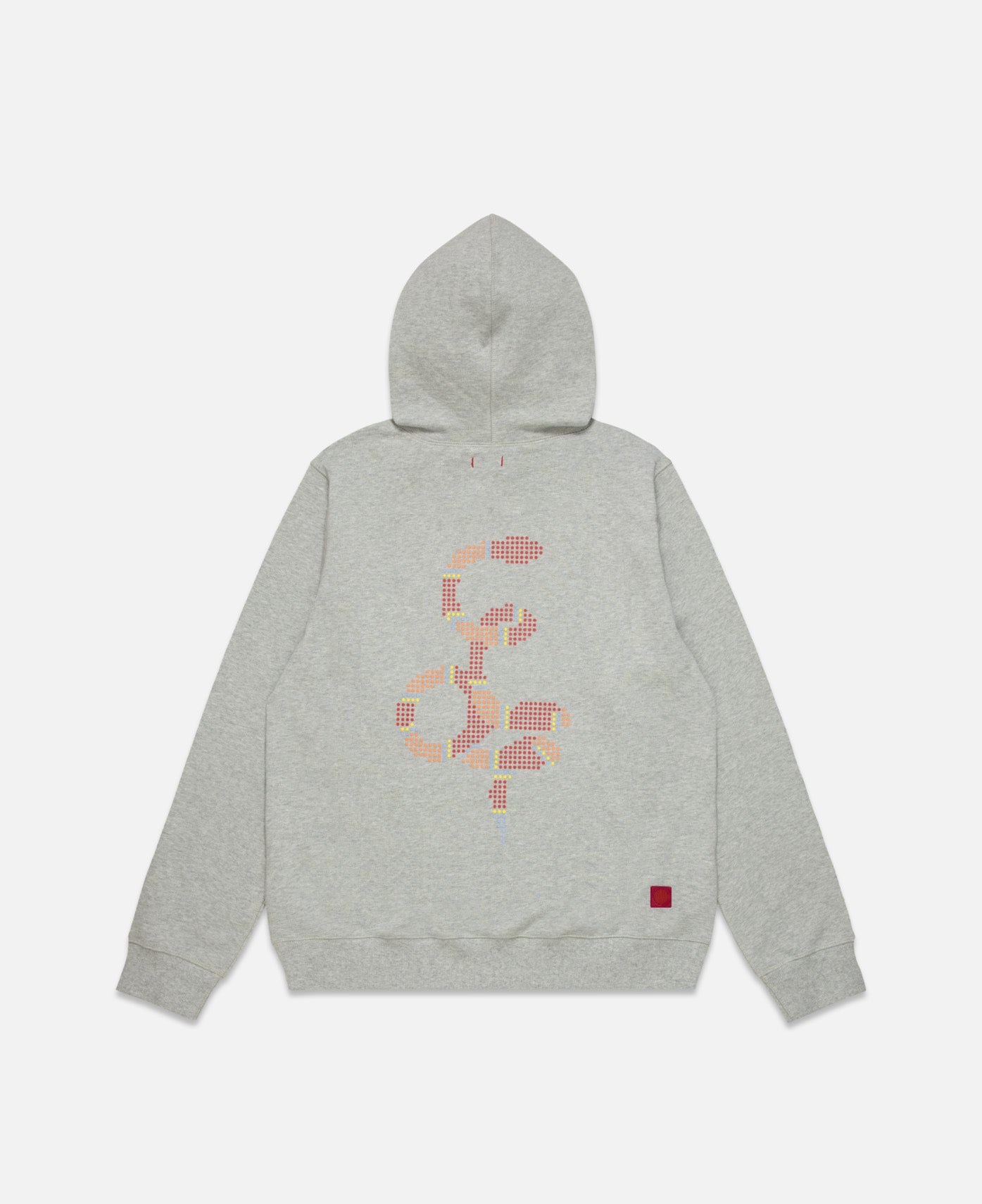 Snake Print Hoodie (Grey)
