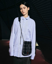 Striped Panel Shirt (Blue)