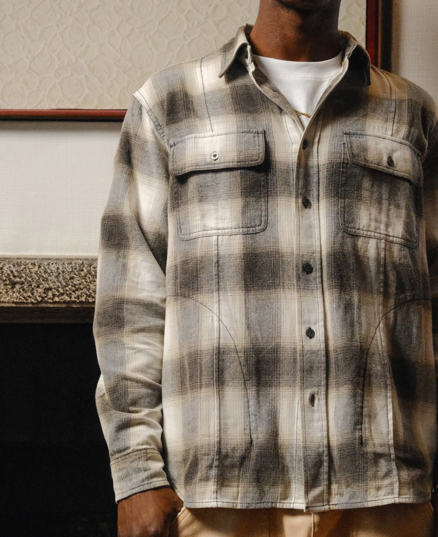 Vintage Washed Shirt (Black)