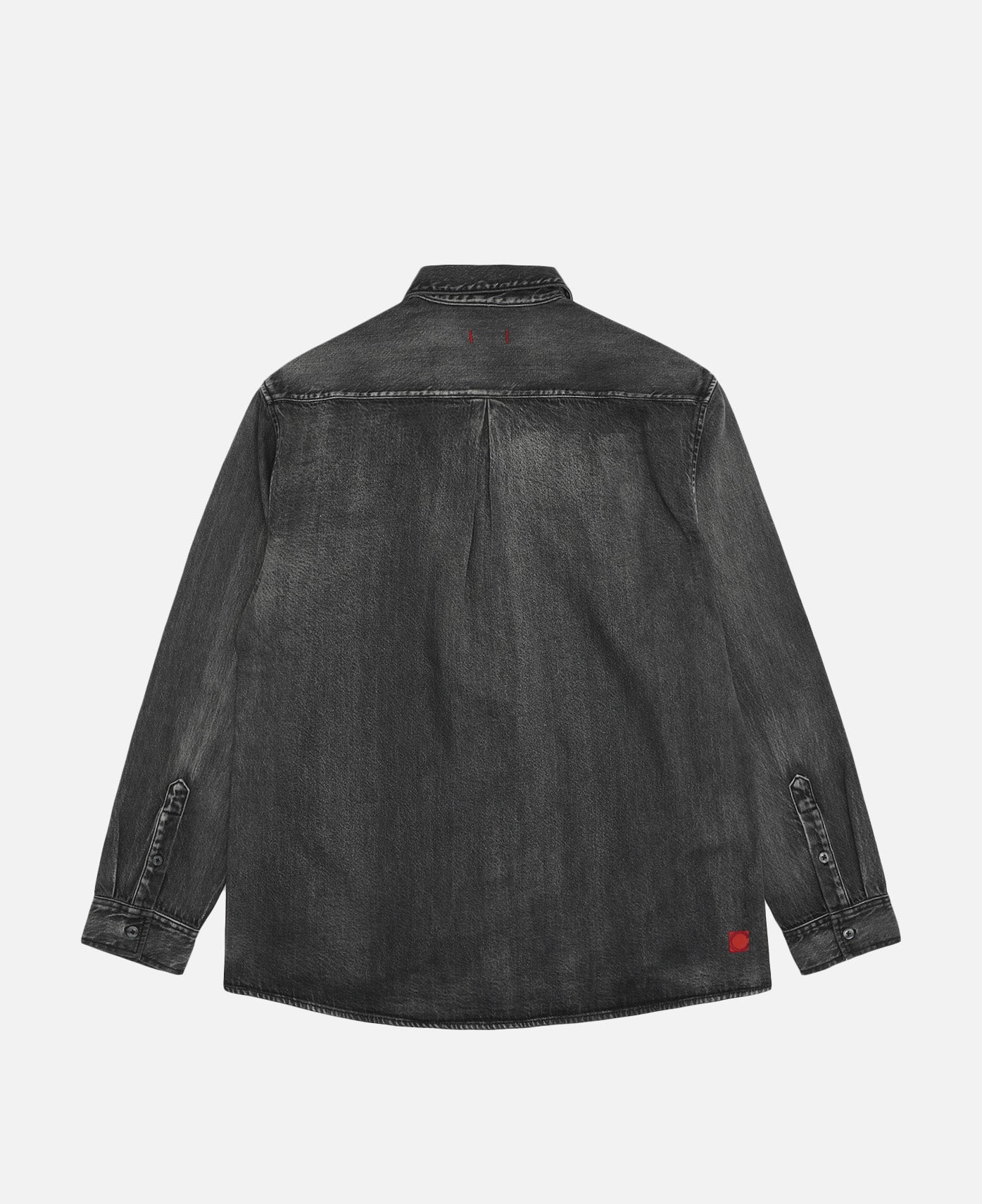 Washed Chinese Shirt (Black)