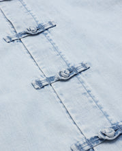 Washed Chinese Shirt (Blue)