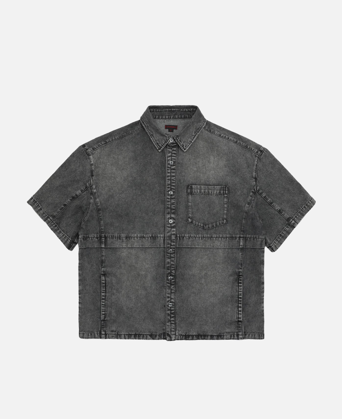 Washed Oversize Shirt (Grey)