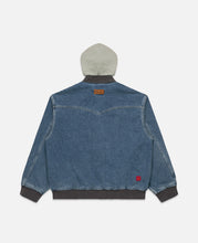 Worker Hooded Jacket (Blue)