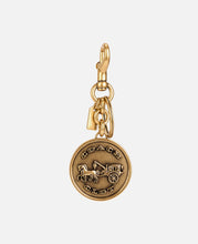 Coach Clot Coin Bag Charm (Gold)