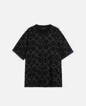 Coach Clot Signature Relaxed T-Shirt (Black)