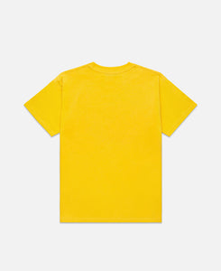 Cotton Jersey Oversized Concert T-Shirt (Yellow)